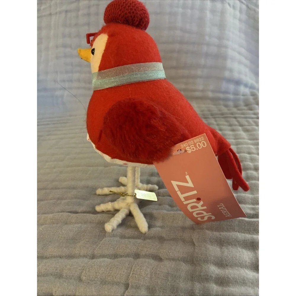Spritz Valentines Day Holiday Aerial Fabric Bird Target 2023 Featherly Friends